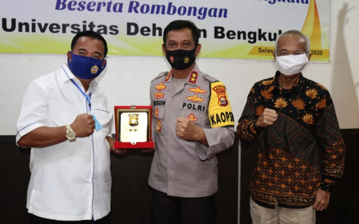 Kapolda Bengkulu Kunjungan Silahturahmi ke Unived