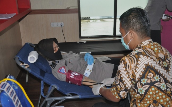 Donor Darah Polwan Bengkulu