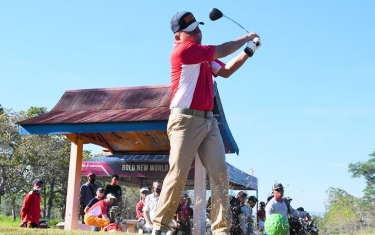 Danrem 143/HO Buka Turnamen Gober Persatuan Persatuan Golf Indonesia Sultra