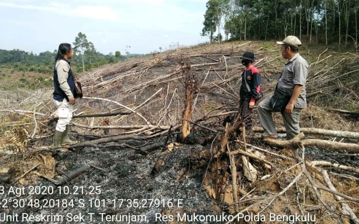 Polsek Teras Terunjam Cek Titik Panas dan Berikan Imbauan