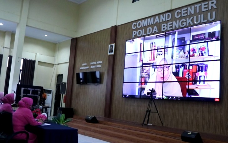 Bhayangkari Daerah Bengkulu Angkat Tema Webinar Lindungi Pelecehan Seksual dari Orang Terdekat