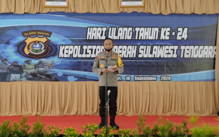 Kapolda Sultra Irjen Pol Drs Yan Sultra Indrajaya S.H