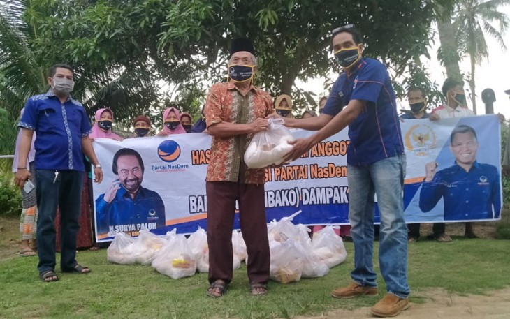 Hasbi Anshory Kembali Salurkan Bantuan Paket Sembako Kepada Masyarakat Terdampak Covid-19