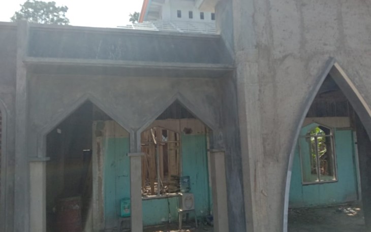 Pembangunan Mesjid Jami Darussalam ini Belum Tuntas