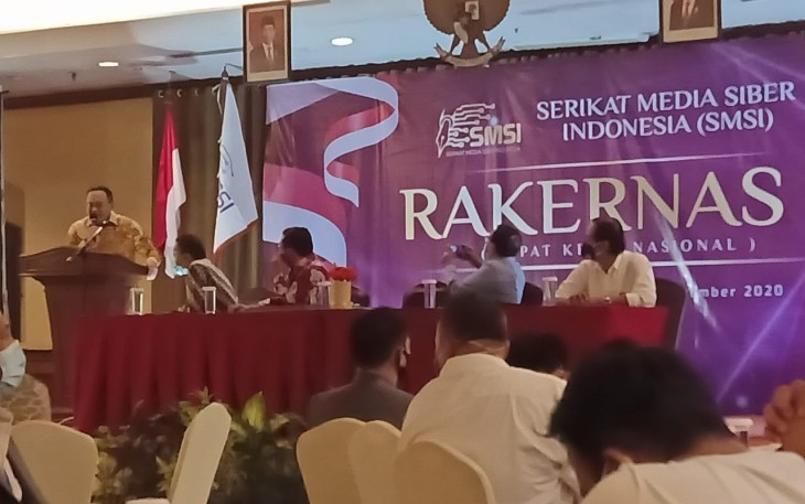 Menkominfo Minta SMSI Sehatkan Demokrasi Lawan Hoax