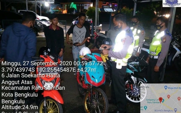 Polres Bengkulu Terjunkan Polantas di Jalan S Parman