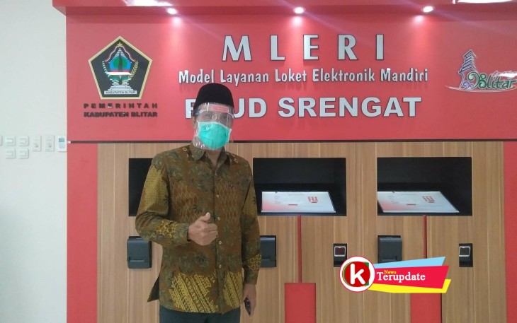 Ketua DPRD Kabupaten Blitar Suwito Saren Satoto saat Menghadiri Peresmian RSUD Srengat, Sabtu (12/09/2020). (foto: Faisal NR / Klikwarta.com) 