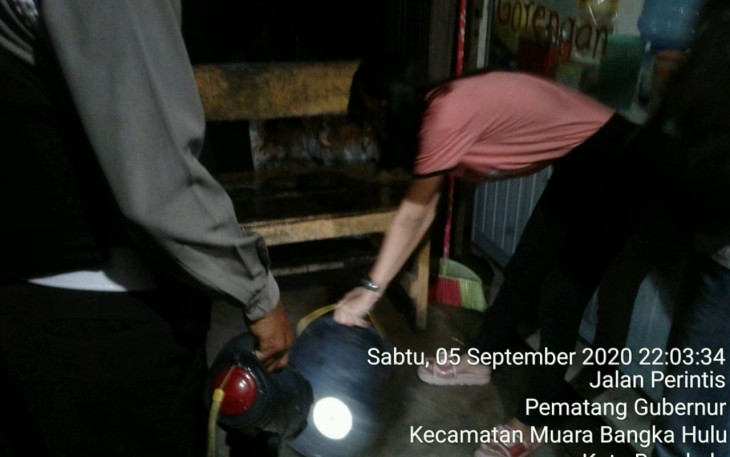 Polsek Muara Bangkahulu saat Razia