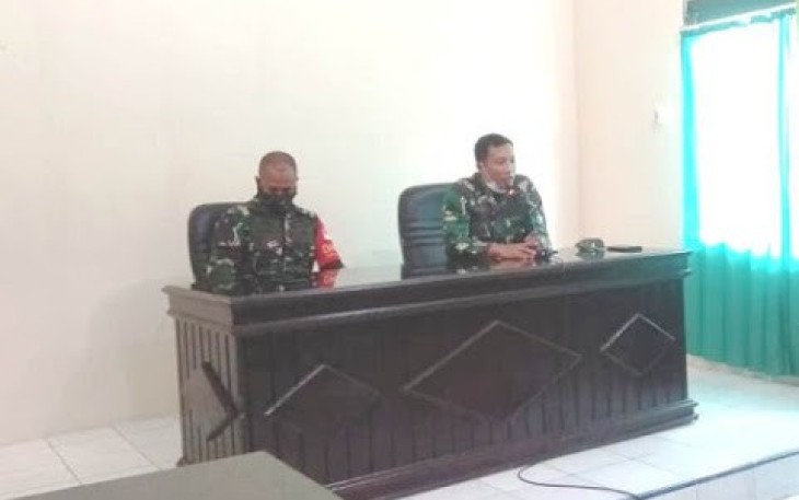 Dandim 1310/Bitung saat terima kunjungan kerja tim