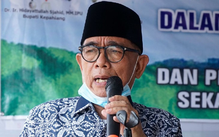 Bupati Kepahiang Dr Ir Hidayattullah Sjahid MM IPU 