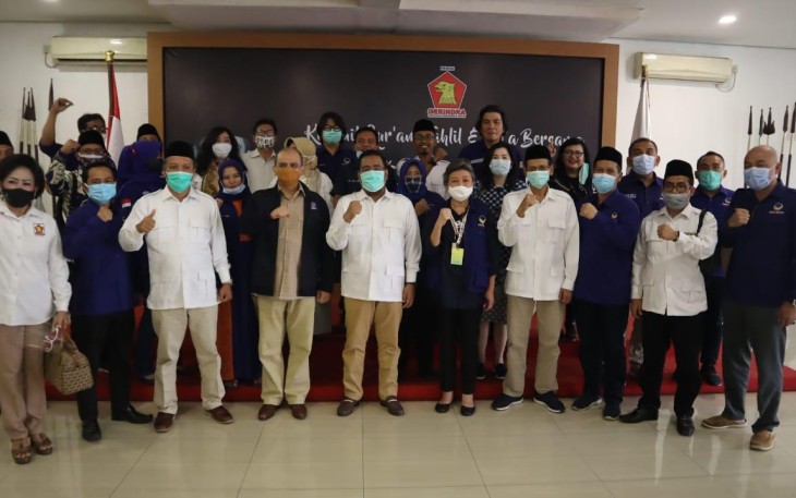 Ketua DPW Nasdem Jatim Silaturahmi ke DPD Gerindra Jatim