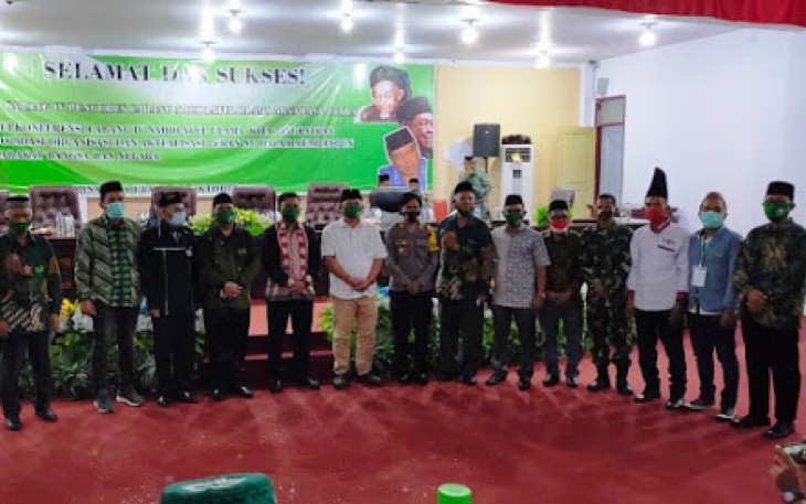 Danramil 1310-03/Likupang Hadiri Konferensi Nahdatul Ulama Minahasa Utara