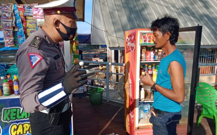 Satgas Aman Nusa II Polda Bengkulu Imbau Masyarakat Patuhi Protokol Kesehatan