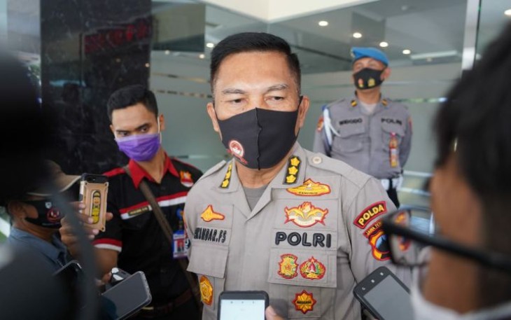 Kabid Humas Polda Jateng Kombes Pol Iskandar Fitriana Sutisna saat menyampaikan keterangan kepada media Minggu (11/10/2020).