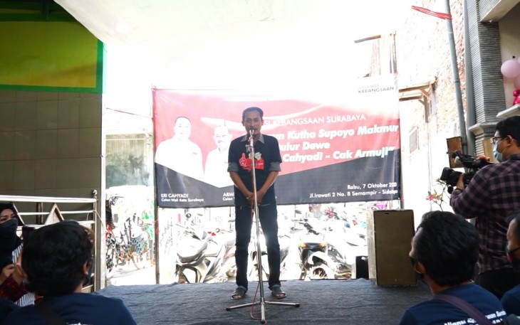 Dukungan Pasangan Eri-Armuji Terus Mengalir