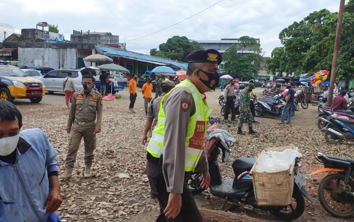 Gelar Ops Yustisi TNI-POLRI dan Satpol PP Imbau Masyarakat Patuhi Prokes