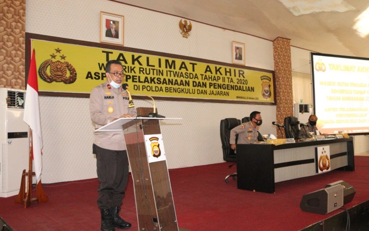 Wakapolda Bengkulu Brigjen Pol Drs Hari Prasodjo MH