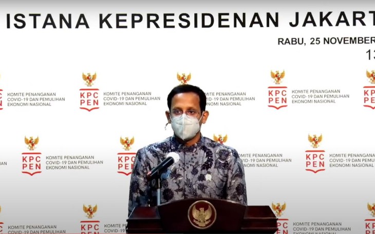 Menteri Pendidikan dan Kebudayaan Nadiem Makarim