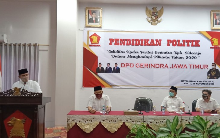 Gerindra Jatim Rapatkan Barisan Pemenangan BHS di Pilkada 2020