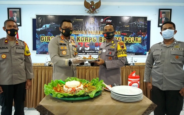 BRIMOB Polres Batang berlangsung di Rupatama Mapolres setempat, Senin (16/11/2020).