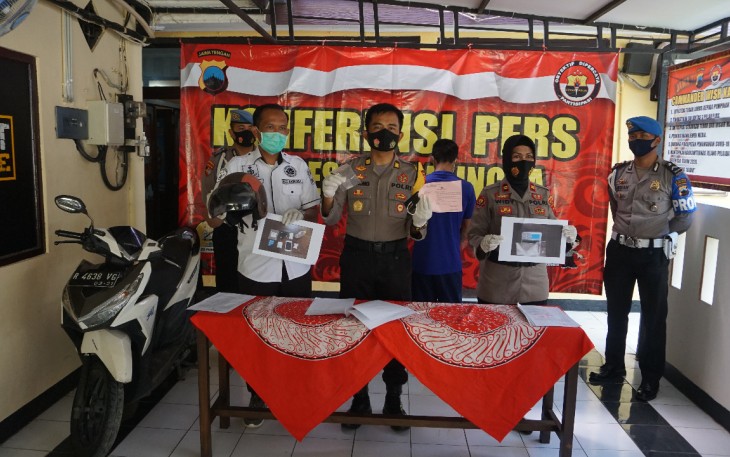  Kabag Ops Polres PurbaIingga AKP Pujiono saat memberikan keterangan kepada media, Selasa (17/11/2020)