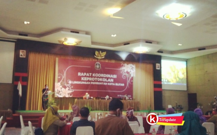 Pjs Walikota Jumadi Sampaikan Sambutan Pengarahan (foto : Faisal NR / Klik Warta) 
