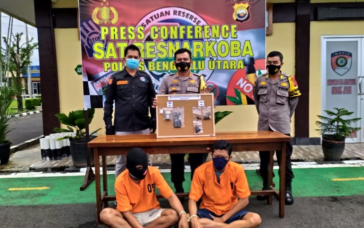 Ungkap Kasus Narkoba Polres Bengkulu Utara Amankan Napi Asimilasi