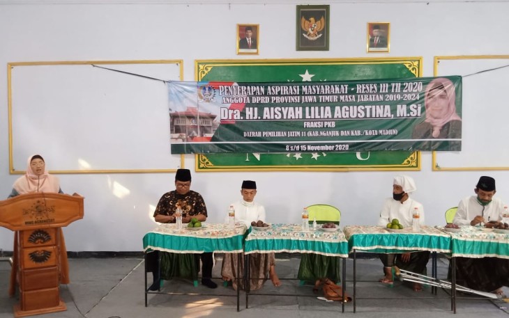 Reses Anggota DPRD Jawa Timur Dapil XI (Nganjuk- Madiun) Aisyah Lilia Agustina