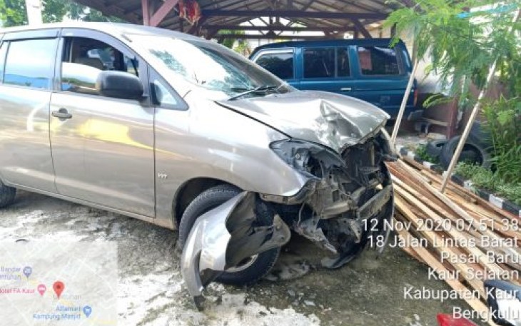 Kondisi Mobil Yang Menabrak 