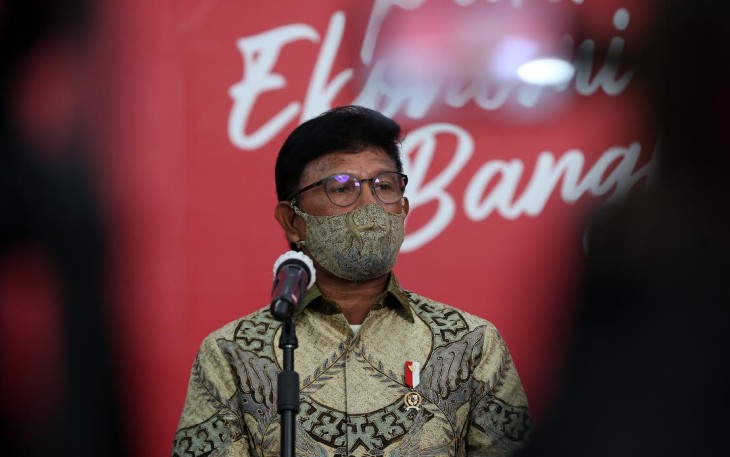 Menteri Komunikasi dan Informatika Republik Indonesia Johnny G Plate 