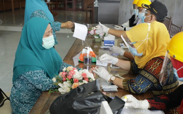 TP PKK Asahan Adakan Rapid Test Gratis Bagi Kaum Perempuan