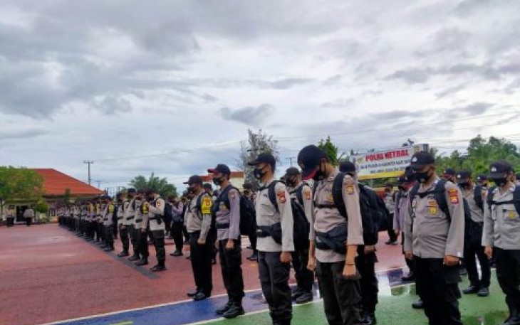 Polres Kaur Turunkan 300 Personil Amankan TPS