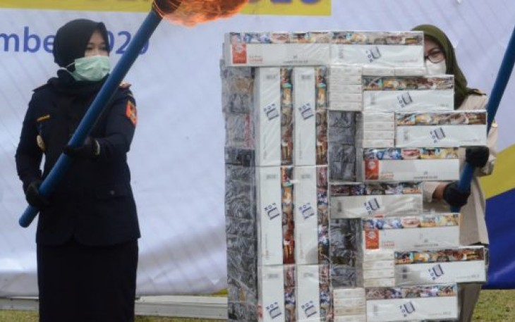 Bea Cukai Bengkulu Musnahkan Barang Ilegal Senilai Ratusan Juta 