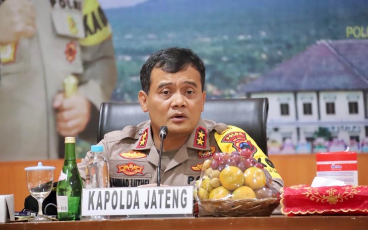 Kapolda Jateng Irjen Pol Ahmad Lutfhi Asistensi Pam Pilkada di Ekswil Surakarta di Polres Klaten Selasa (8/12/2020)