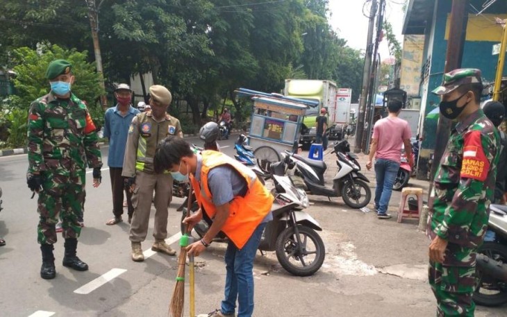 Koramil 01/TS Eksis Bersama 3 Pilar Gelar Operasi Yustisi