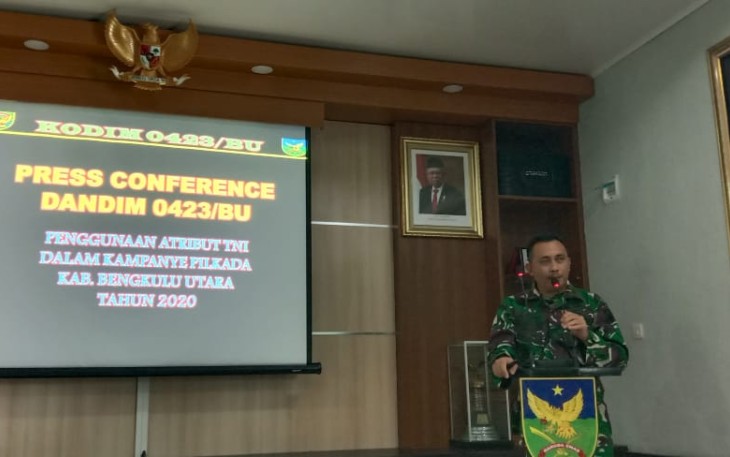 Danrem 041/Gamas Brigjen TNI Yanuar Adil dan Dandim 0424/BU Letkol Inf Agung P Saksono. I news TV/Ismail Yugo