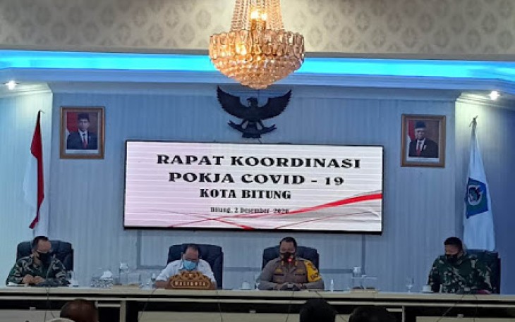  Pemkot Bitung Gelar Rapat Koordinasi Strategi Percepatan Penanganan Covid-19 di Kota Bitung
