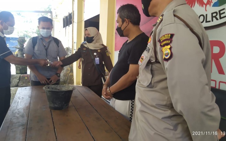 Timbulkan Efek Jera, Polres Bengkulu Musnahkan 2,3 Gram BB Sabu