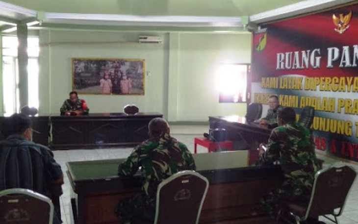 Kasdim 1310/Bitung Pimpin Rapat Penyusunan Rencana Kerja Anggaran (RKA) Tahun 2021