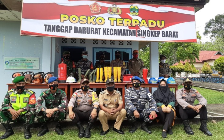 Gelar Apel Kesiapan Penanganan Bencana Ini yang Disampaikan Camat Singkep Barat