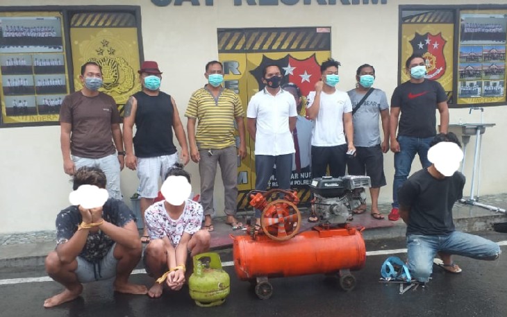 Terduga Pelaku Diamankan     
