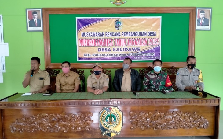 Pemdes Kalidawe Gelar MusrenbangDes Penyusunan RKP Tahun 2022