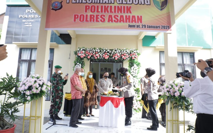 Bupati Asahan Resmikan Poliklinik Polres Asahan