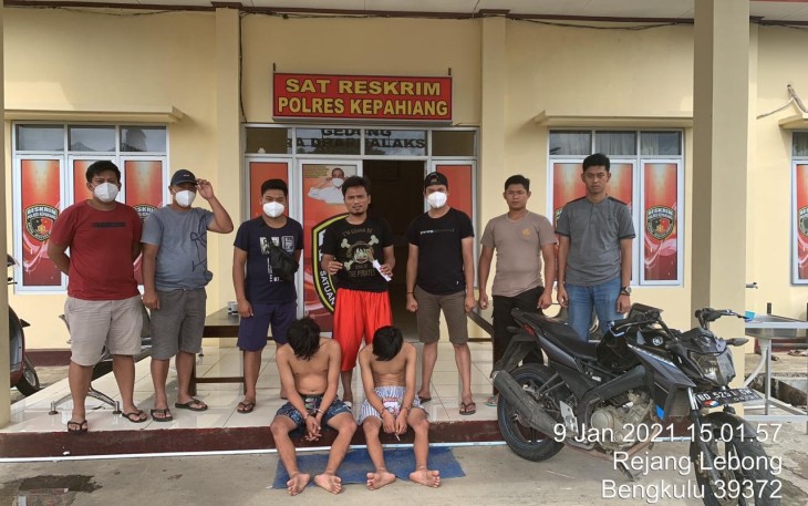 Dua Pemuda Empat Lawang Diamankan Tim Elang Juvi Polres Kepahiang