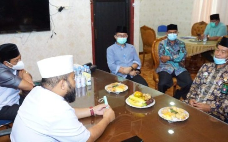 Walikota Bengkulu Helmi Hasan Saaat Menerima Kunjungan Dari Pengadilan Agama Bengkulu