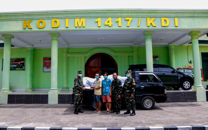 Bentuk Kepedulian Dandim 1417/Kendari Terhadap Masyarakat Mamuju