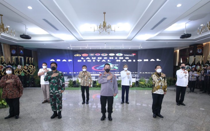 Kapolri Jenderal Listyo Sigit Prabowo  Launching ASAP Digital Nasional 