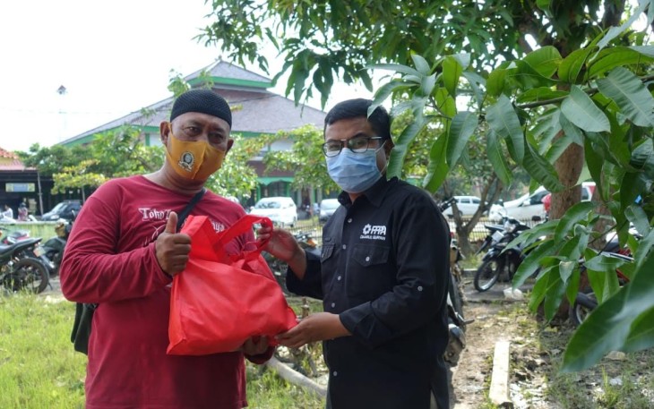 Sembako Untuk Guru Ngaji Terdampak Banjir di Subang