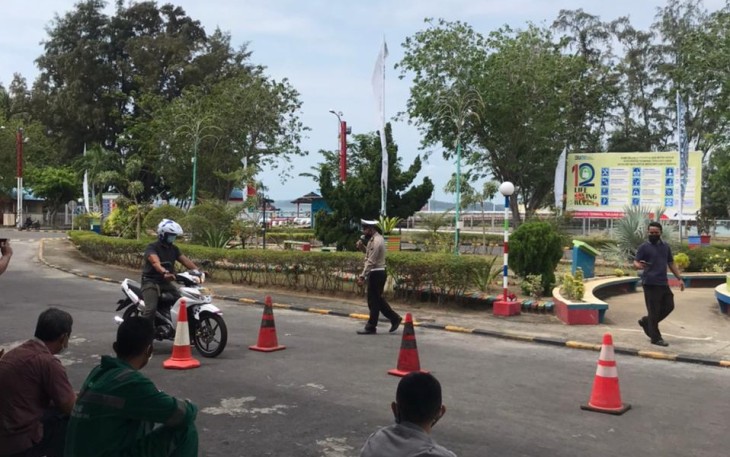  Satlantas Polres Bintan Sosialisasikan Keselamatan Lalu Lintas dan Workshop Safety Riding