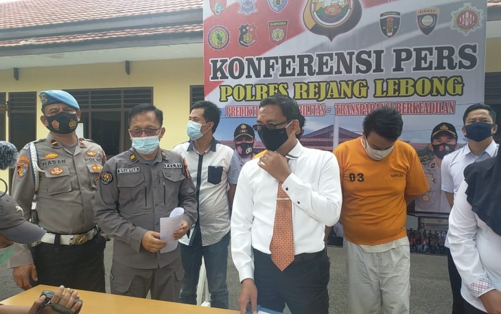 Polres Rejang Lebong Melaksanakan Konferensi Pers 